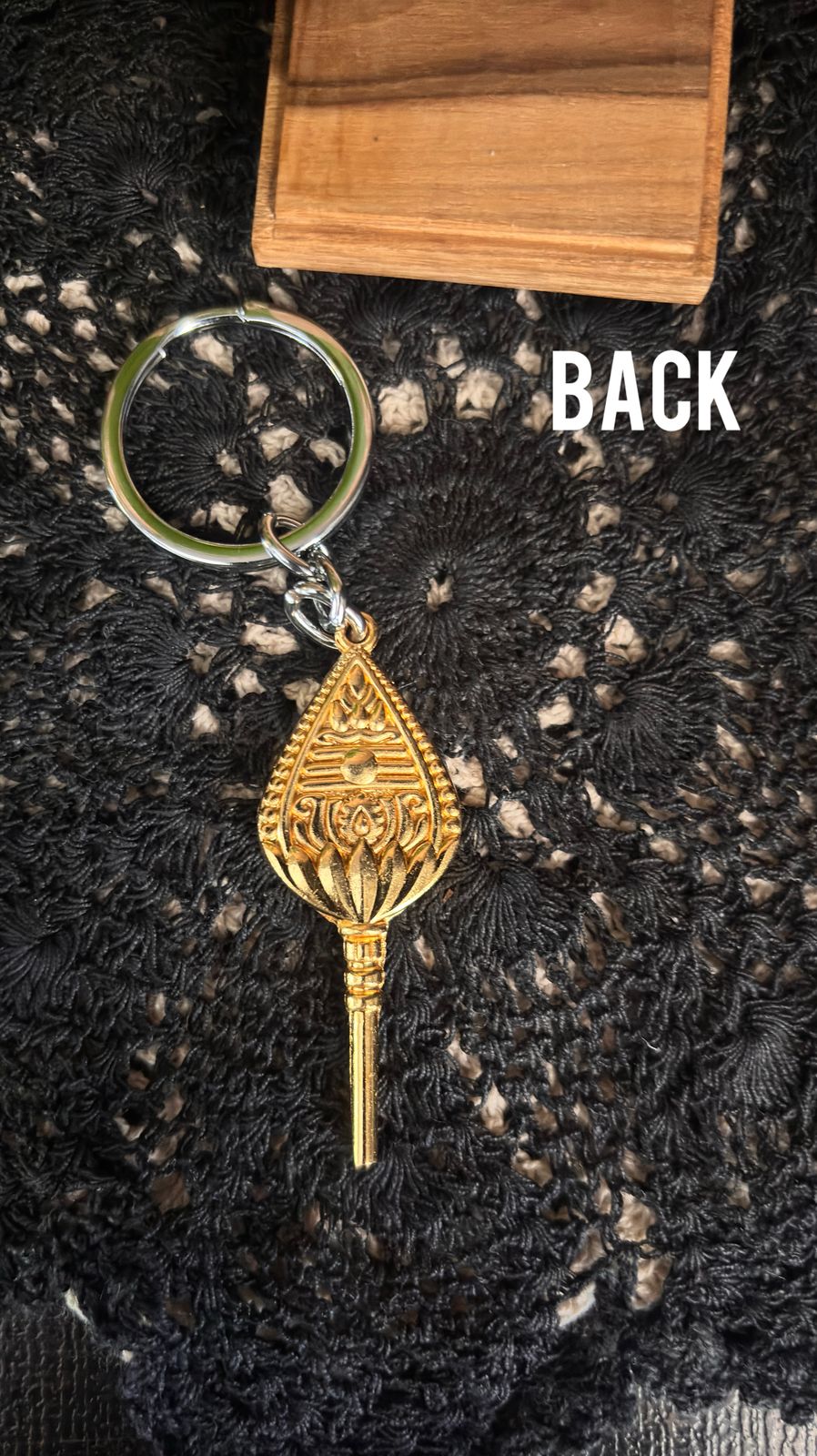 Metal vel  Keychain - 5x1 inches