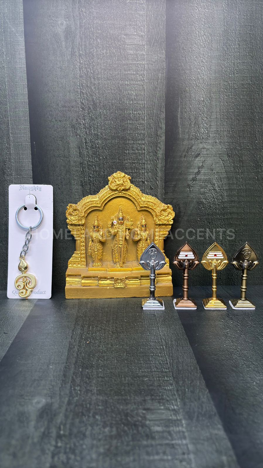Murugar Valli Deivanai Combo Set – Idol with Vel & Keychain