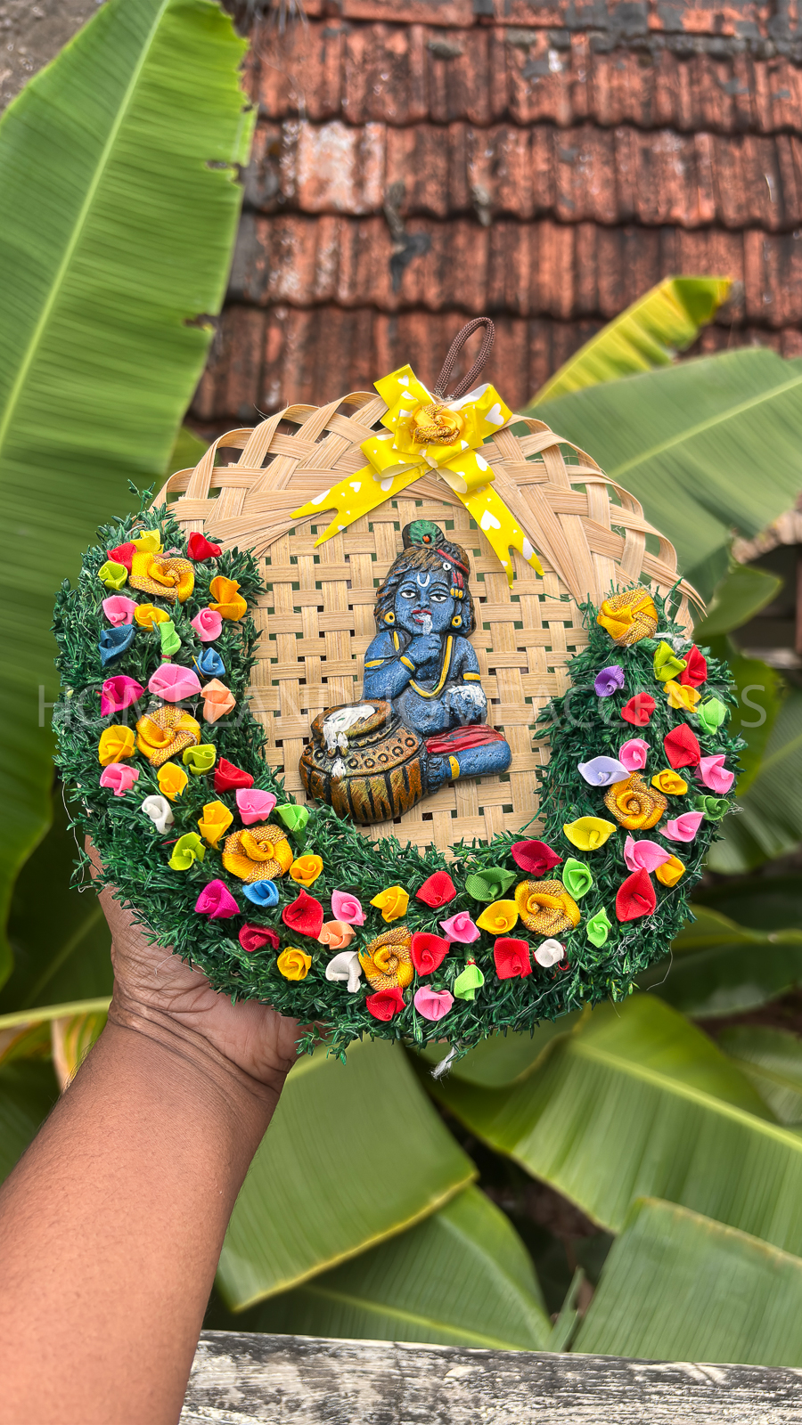 Vennai Krishnar Wall Hanging - Artistic Handmade Decor