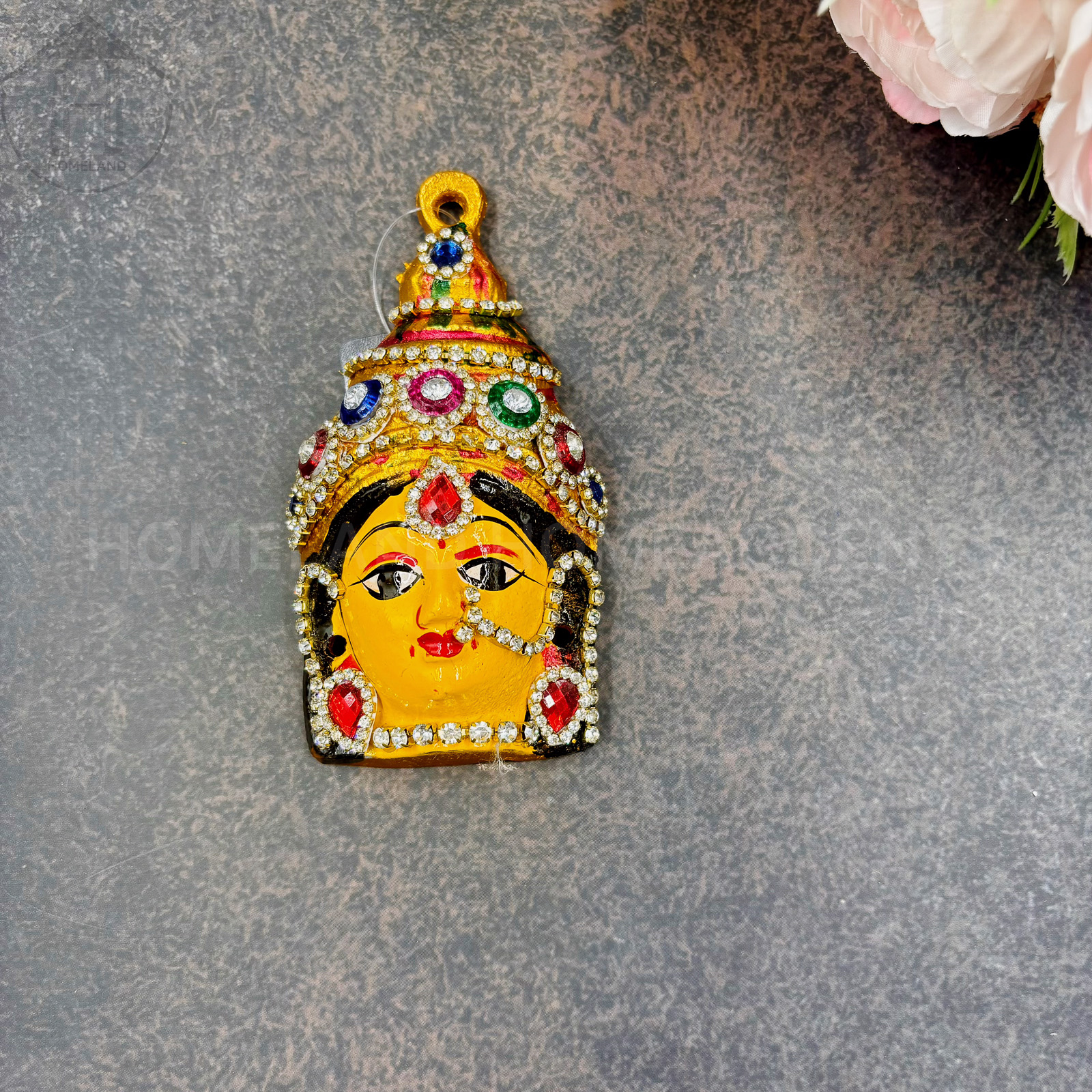 GOWRI AMMAN STONE FACE - 4 Inch 