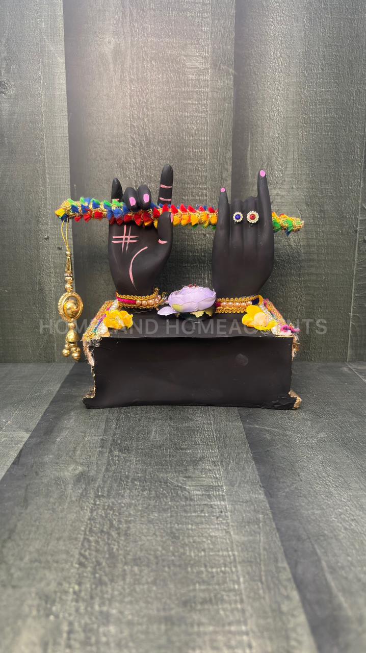 Krishna Hand with Flute – Polyresin Decorative Showpiece