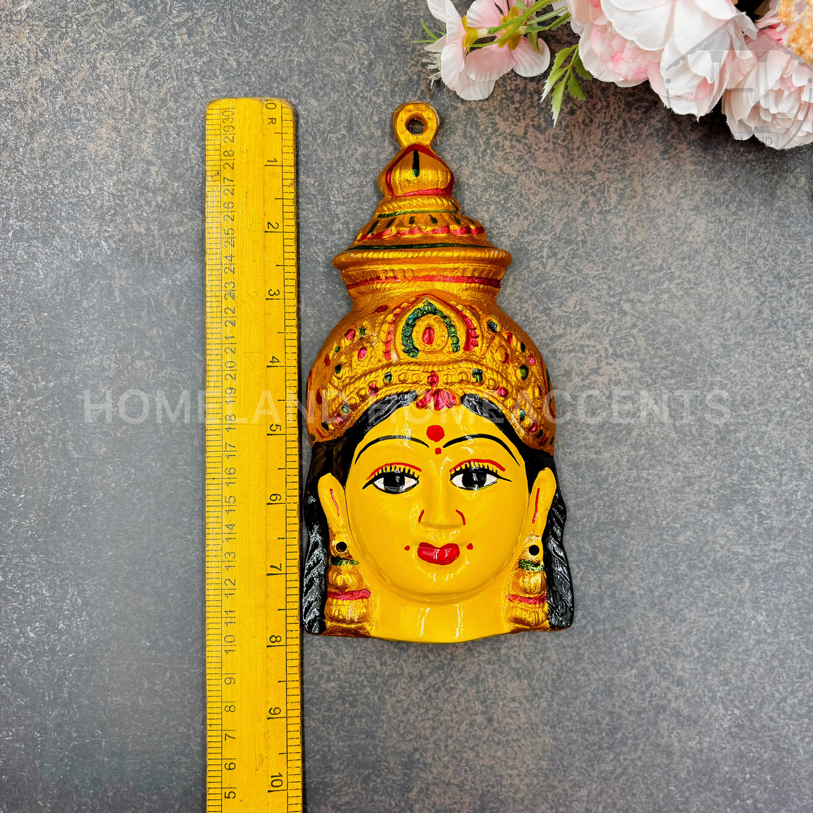 GOWRI AMMAN FACE - 8 Inch