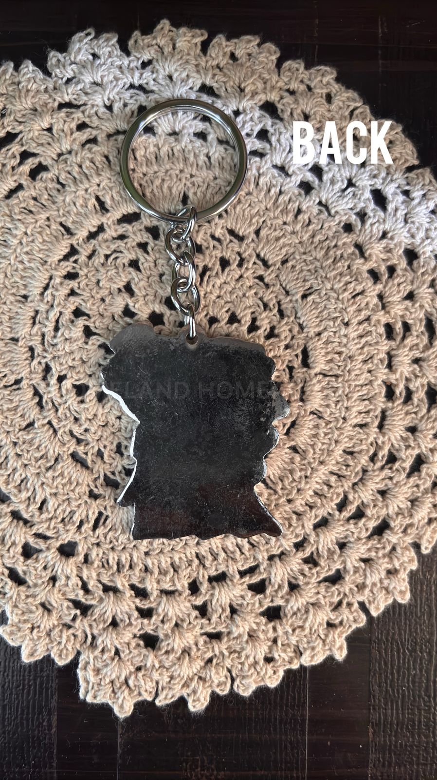 Metal Couple Keychain - 4x1.6 inches