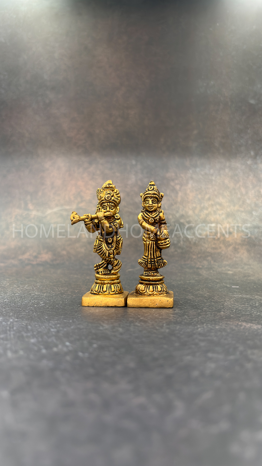 Radha Krishna Compact Statue