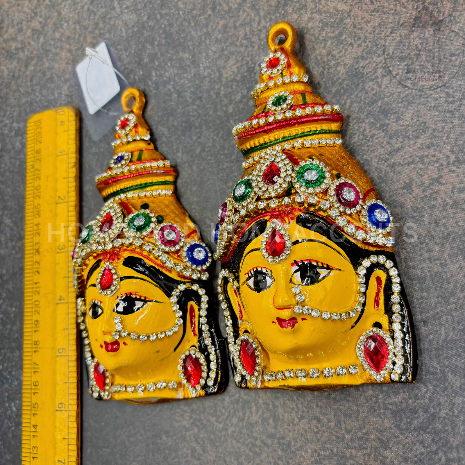 GOWRI AMMAN STONE FACE - 6 Inch