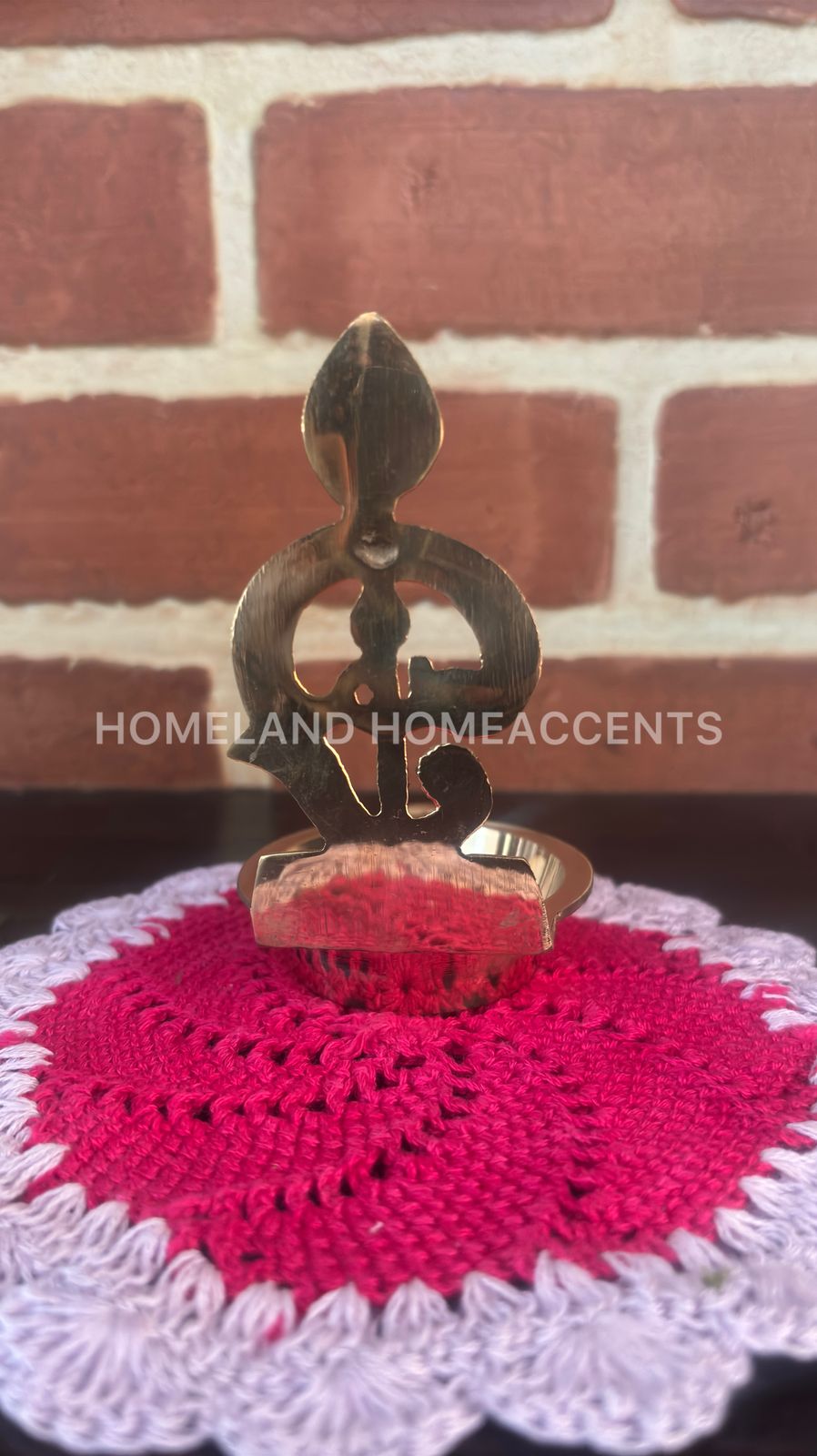 Brass Om Vilakku - 4 inches