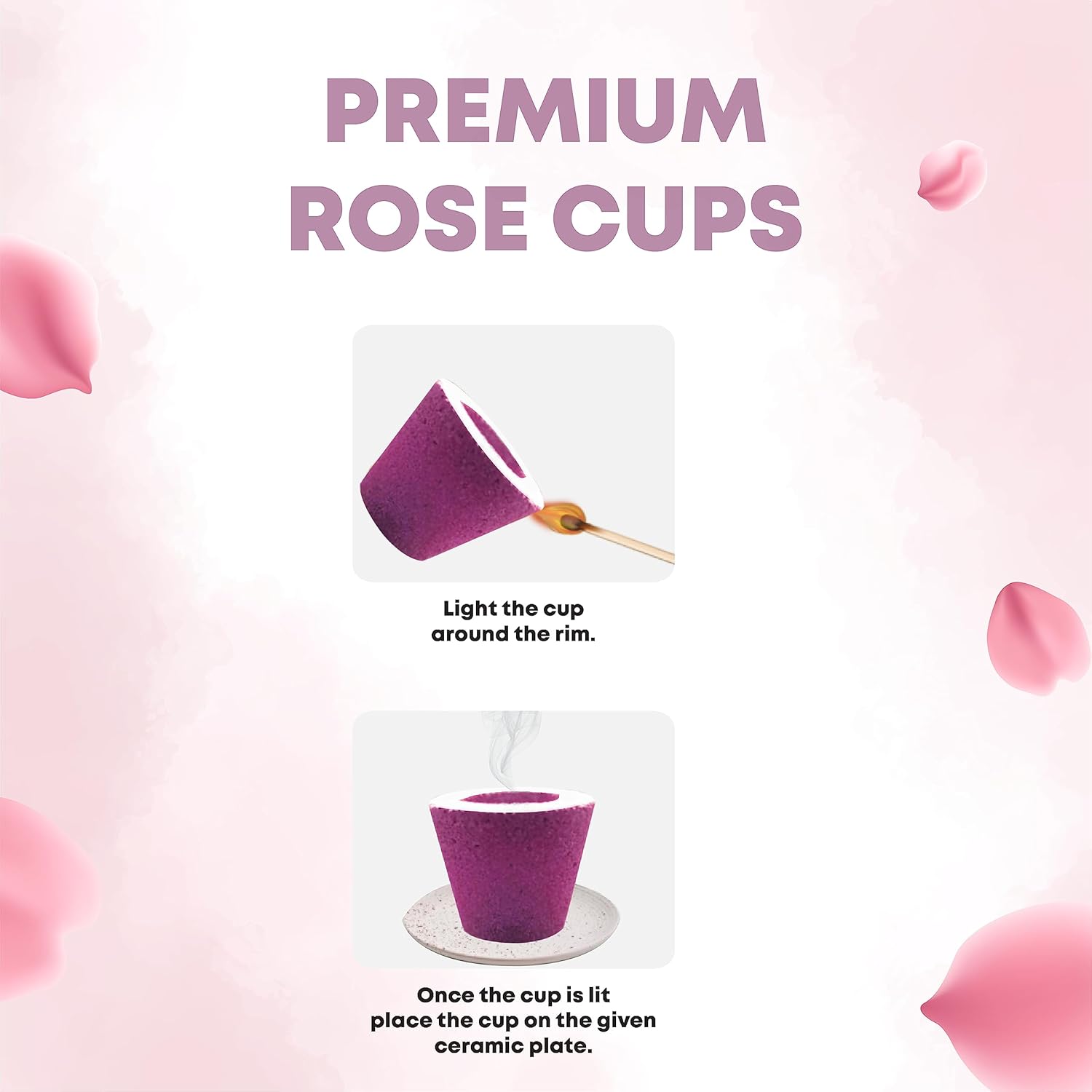 GN Maahi Premium Rose Cups 10N