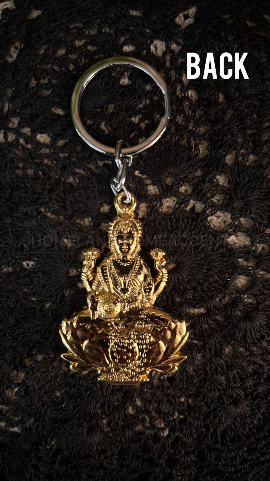 Metal Saraswathi Keychain