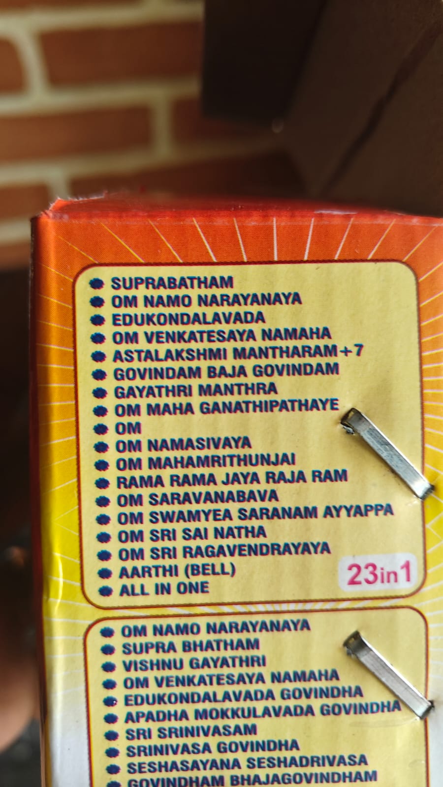 Musical Divine Voice – Multi-Mantra Chanting Box (23-in-1)