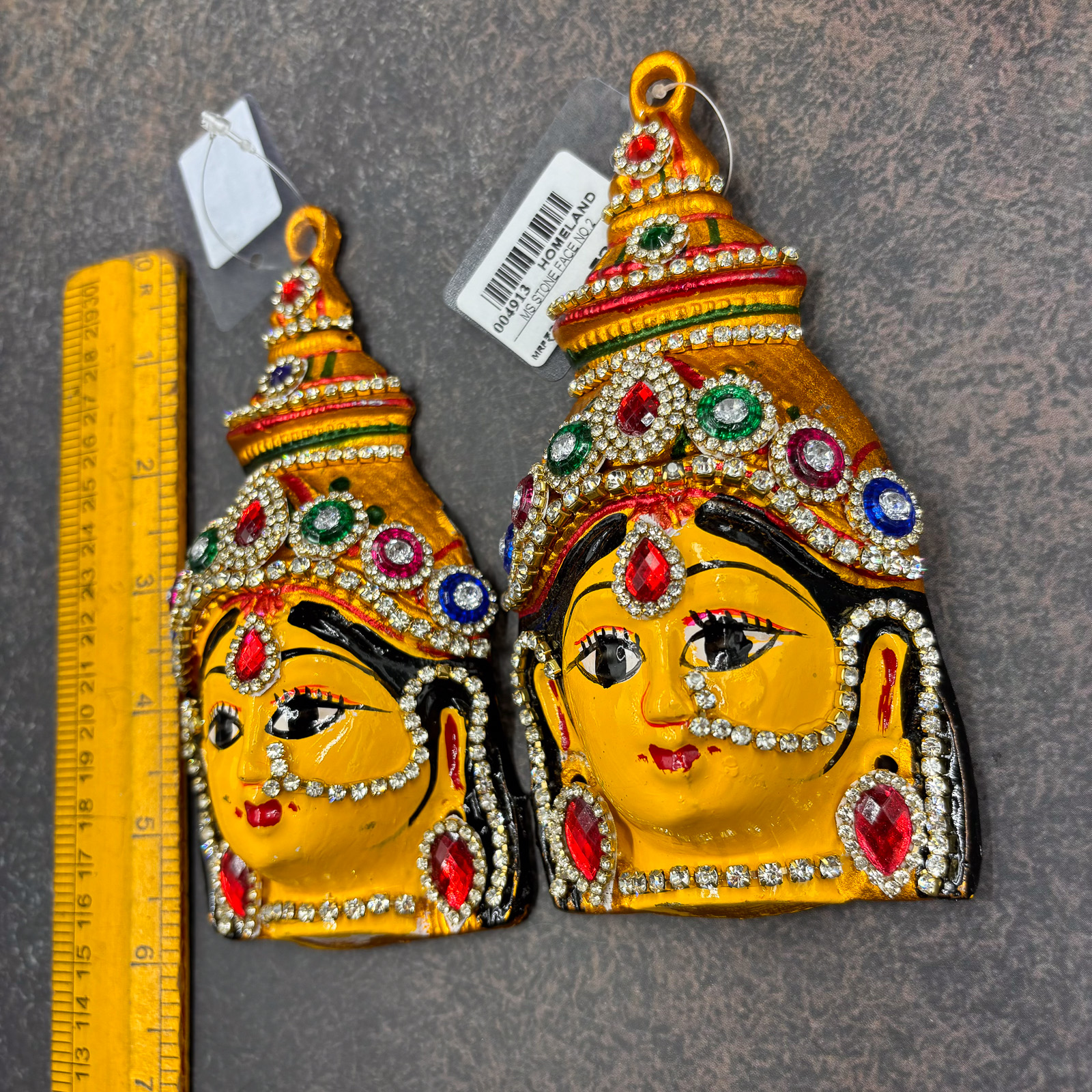GOWRI AMMAN STONE FACE - 5.5 Inch