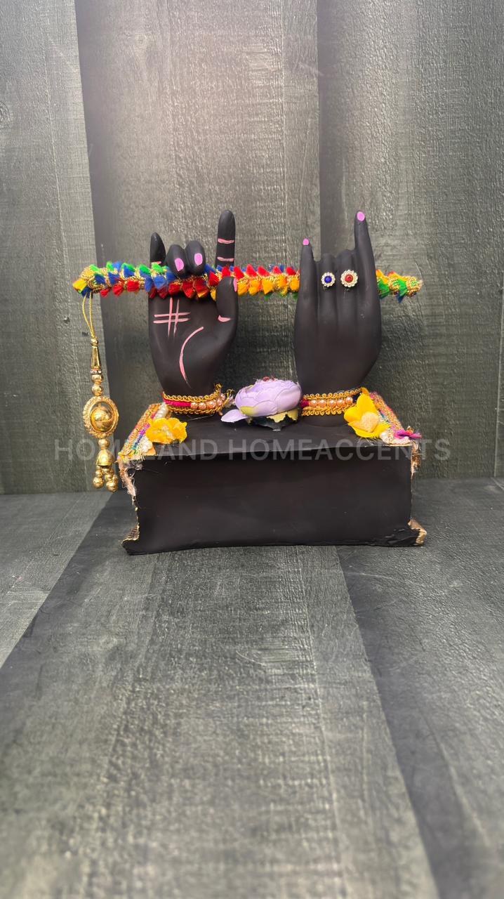 Krishna Hand with Flute – Polyresin Decorative Showpiece