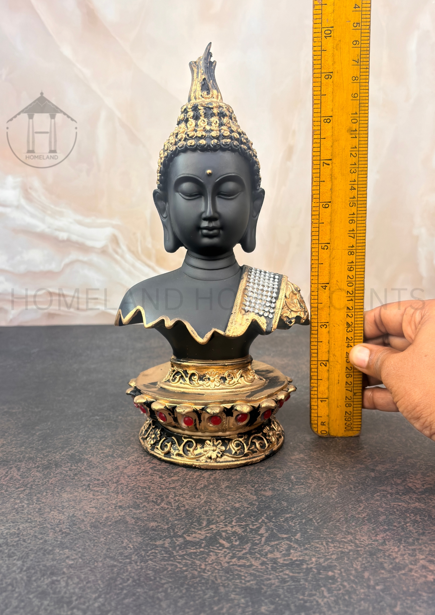 Lotus Buddha - Black