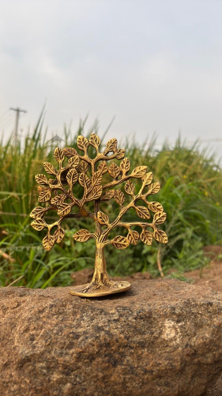 Siddhi Karpaga Vriksha Brass Idol of Fulfillment