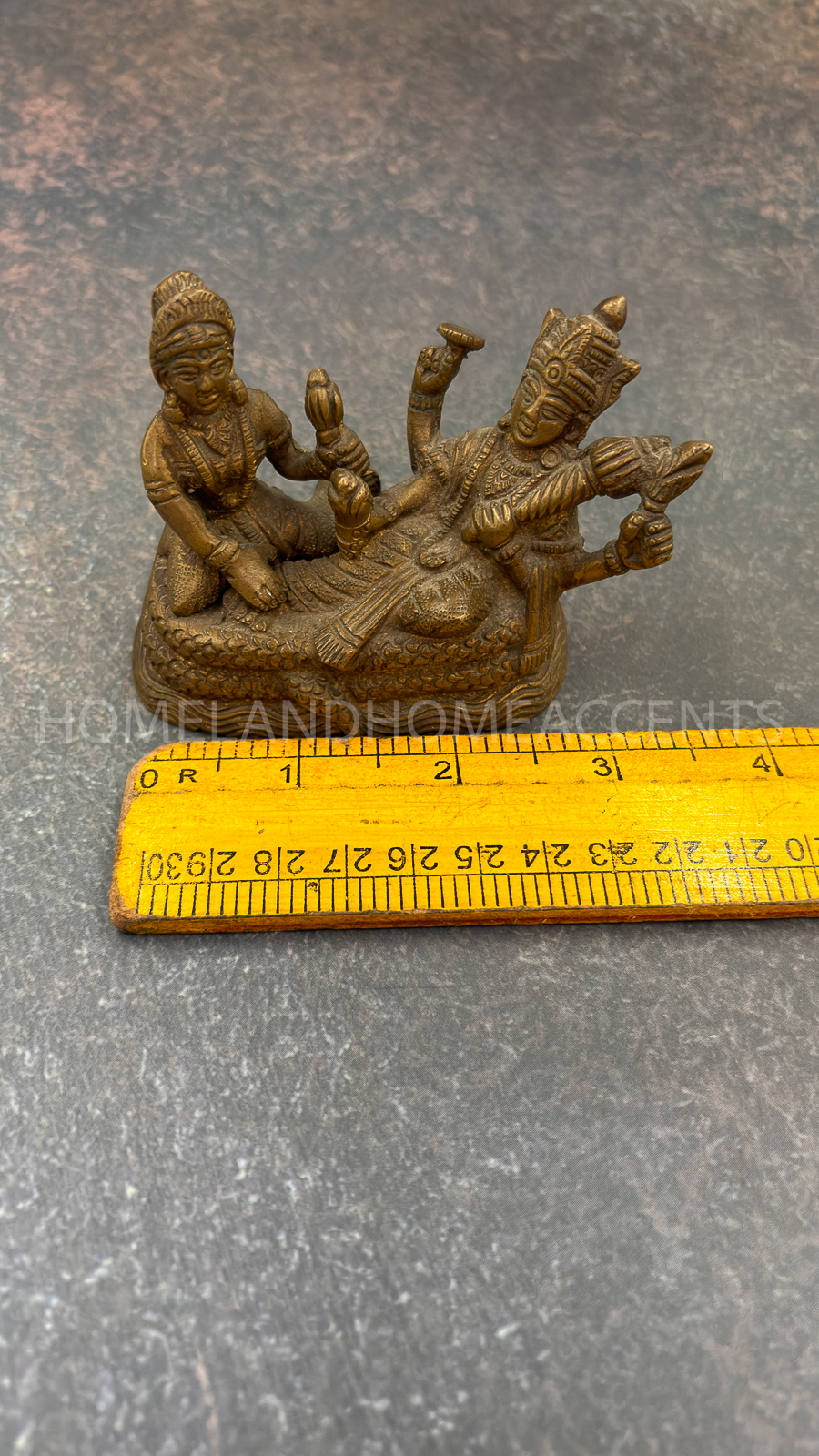 Brass Lakshmi Narayan Idol on Sheshnag
