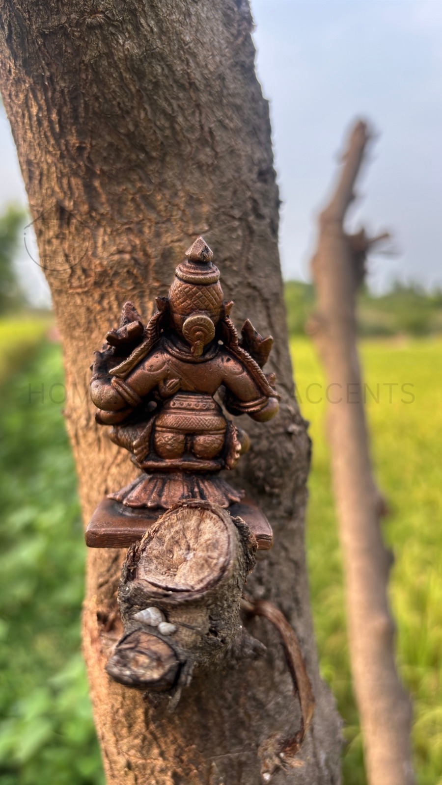 Copper Lakshmi Narasimha Idol 2.5 inches
