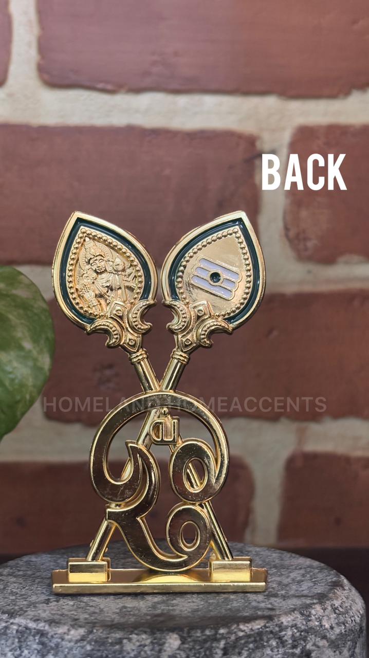 Tamil OM with Vel - Gold