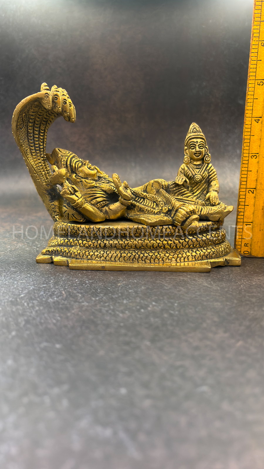 Pure Brass Lakshmi Narayan Idol