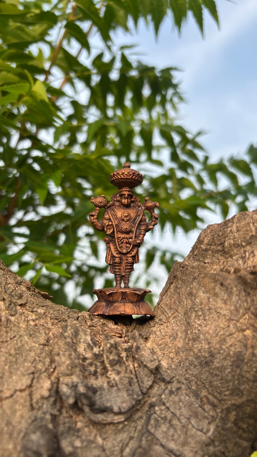 Copper Lord Venkateswara Idol 2.5 inches