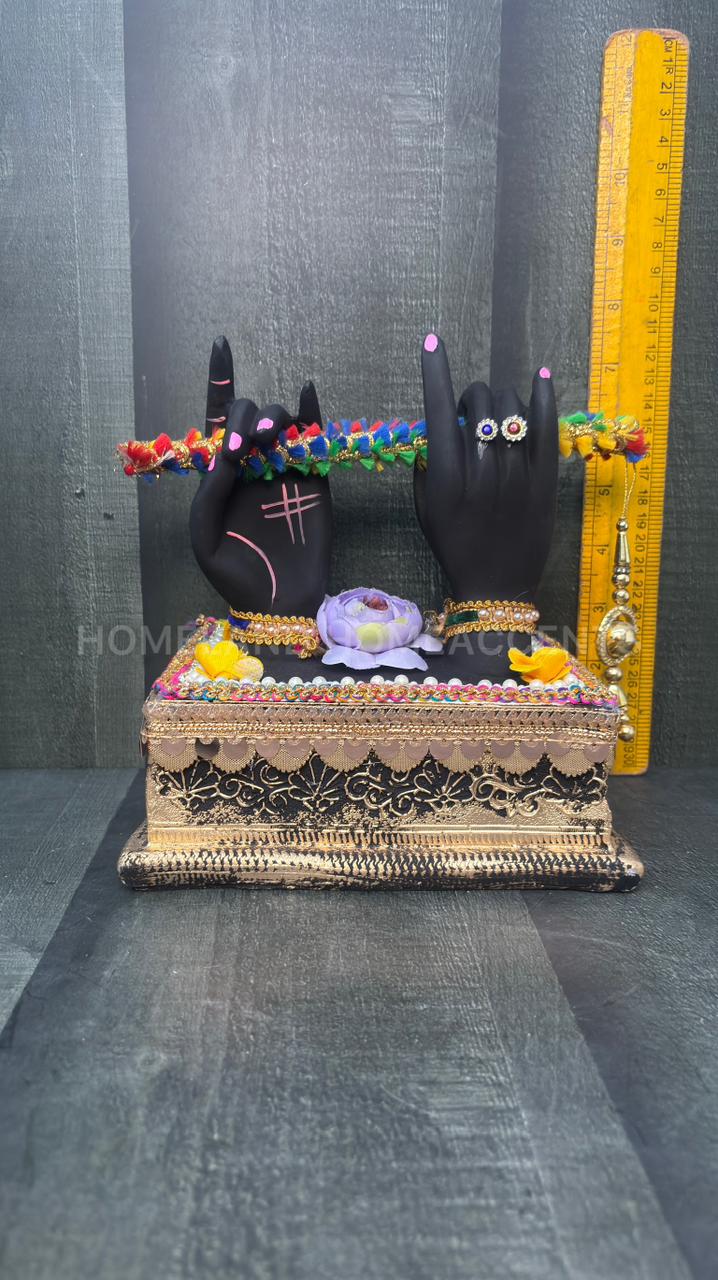 Krishna Hand with Flute – Polyresin Decorative Showpiece