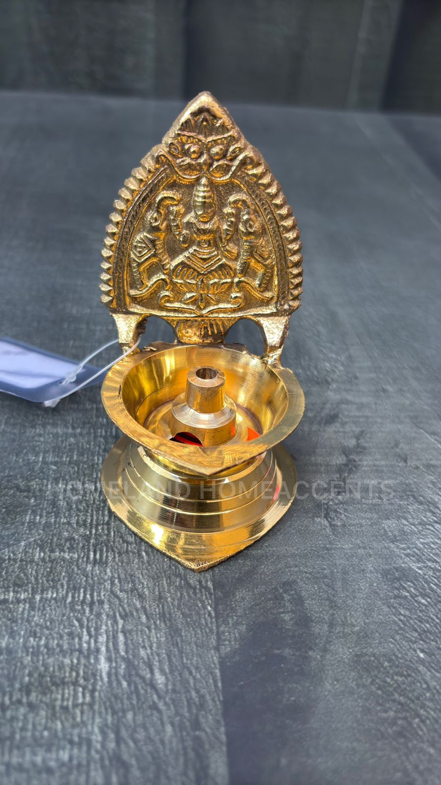 Round Brass Thiri Holder – Compact Design