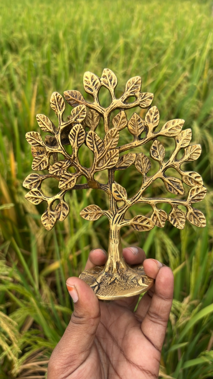 Siddhi Karpaga Vriksha Brass Idol of Fulfillment