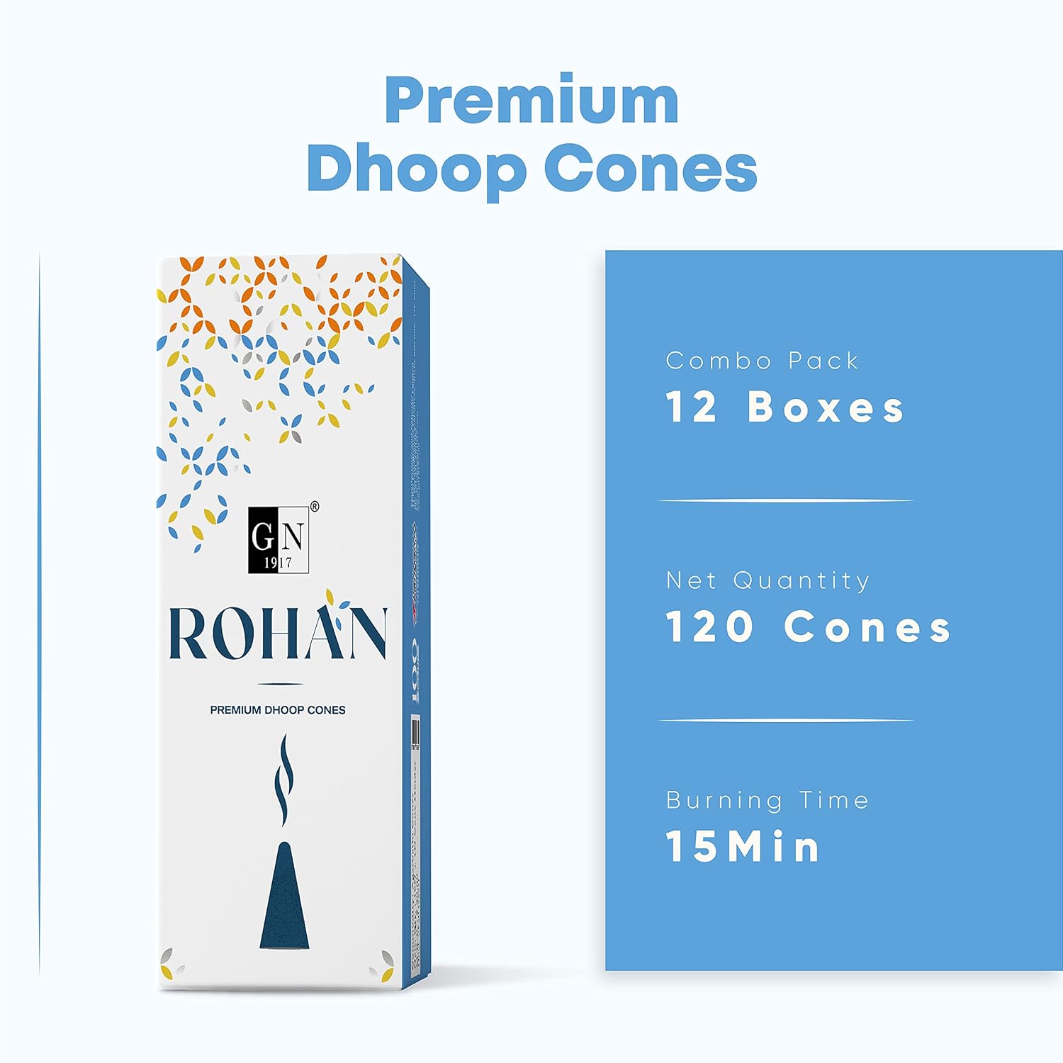 GN Rohan Premium Dhoop Cone 10N
