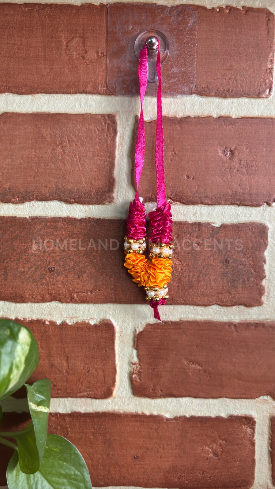 Mini Maalai/Garland (Pink & Orange)