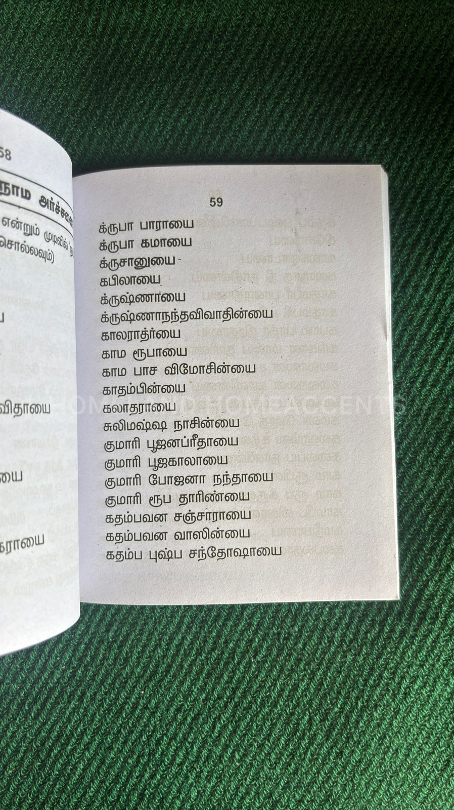 Mahakaali Vazhipaadu Sahasranamavali – Pocket Size Book