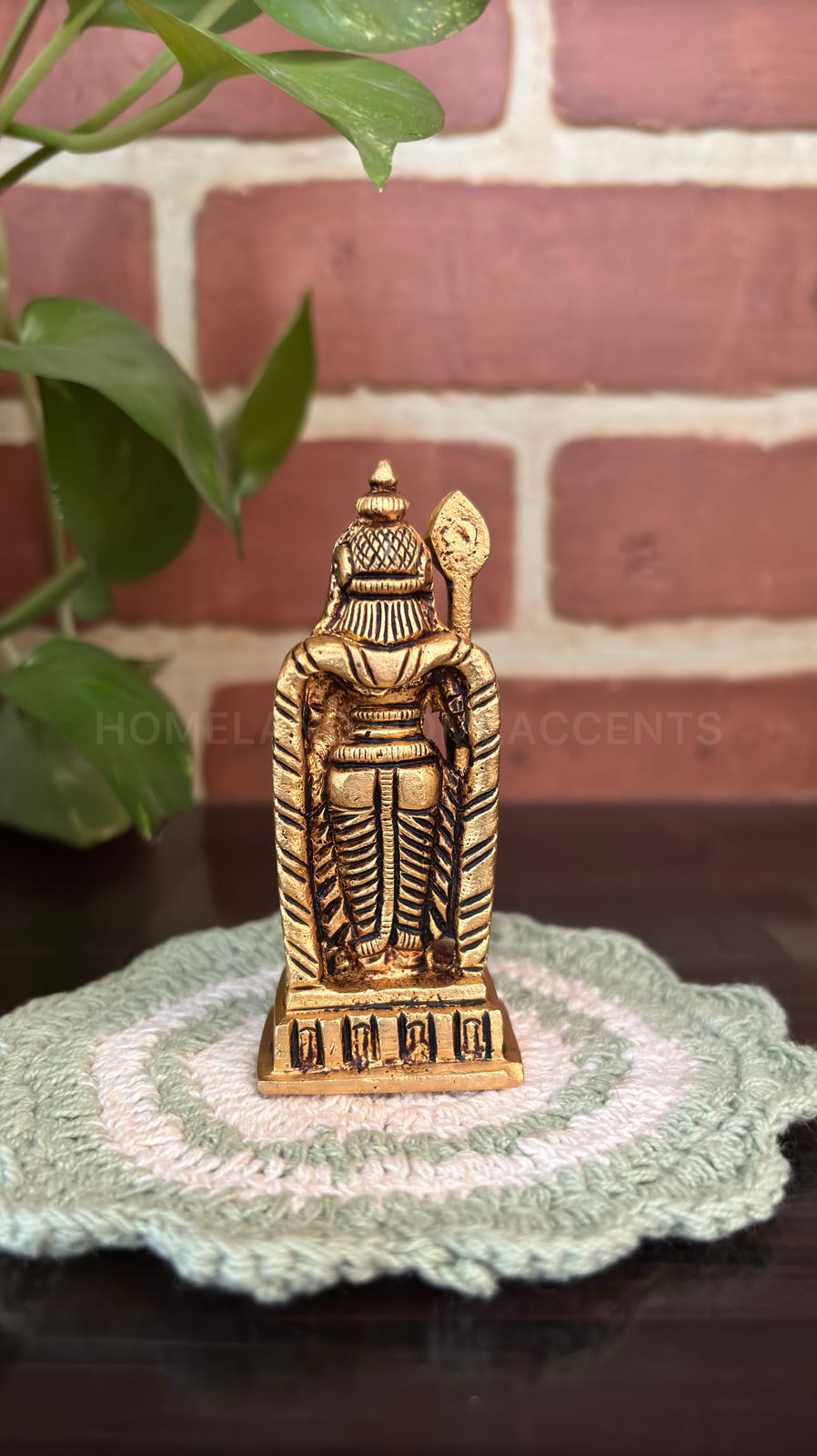 Brass Bala Murugar Statue - 3x0.7x1.1 inches