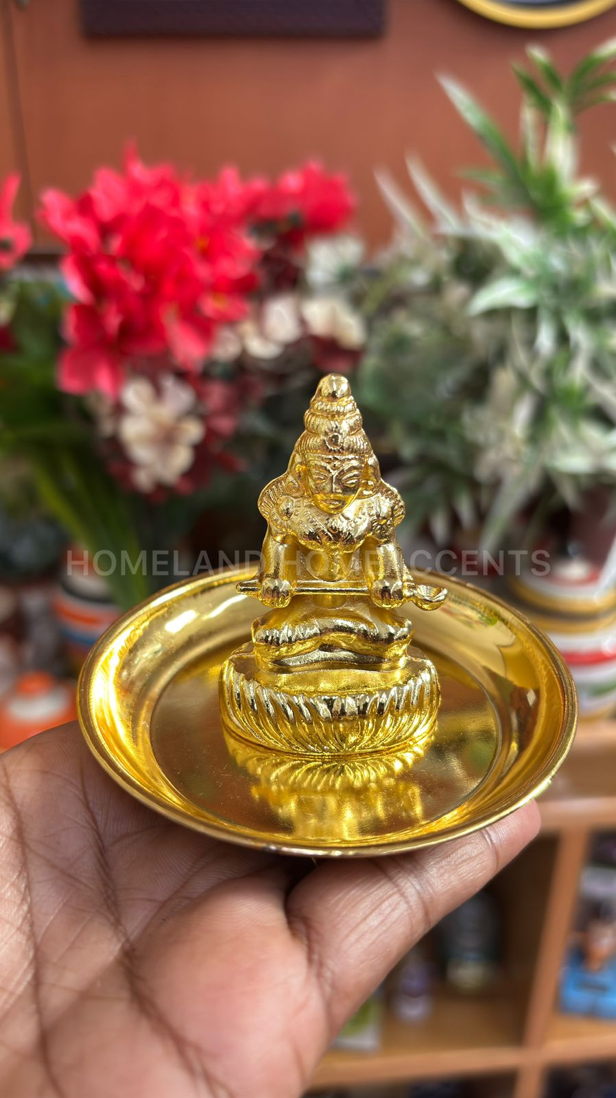 Lotus Annapoorani Idol with Plate 