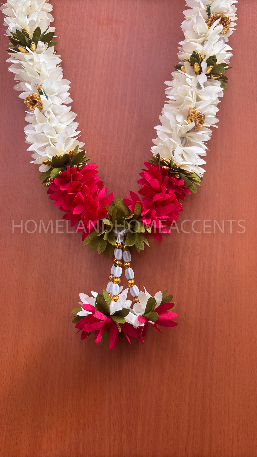 Elegant Washable Fabric Maalai/Garland with Bead Detailing