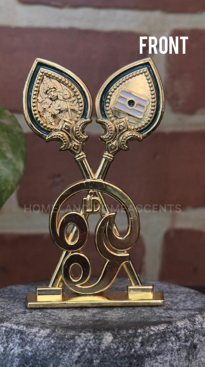 Tamil OM with Vel - Gold