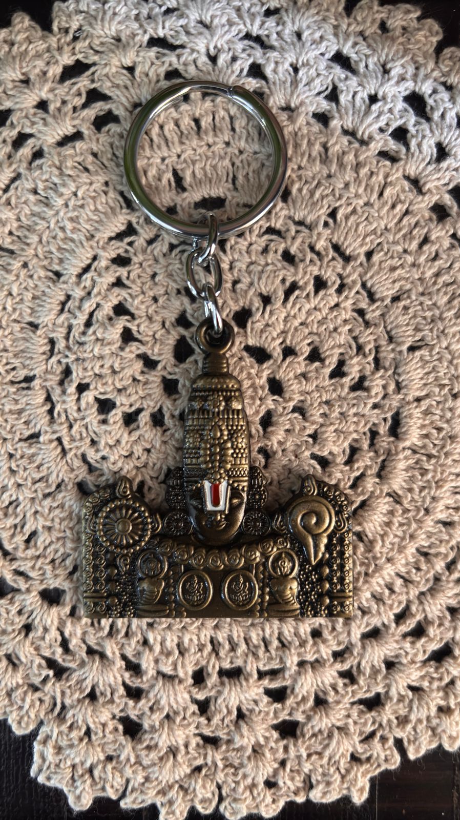 Metal Perumal Keychain