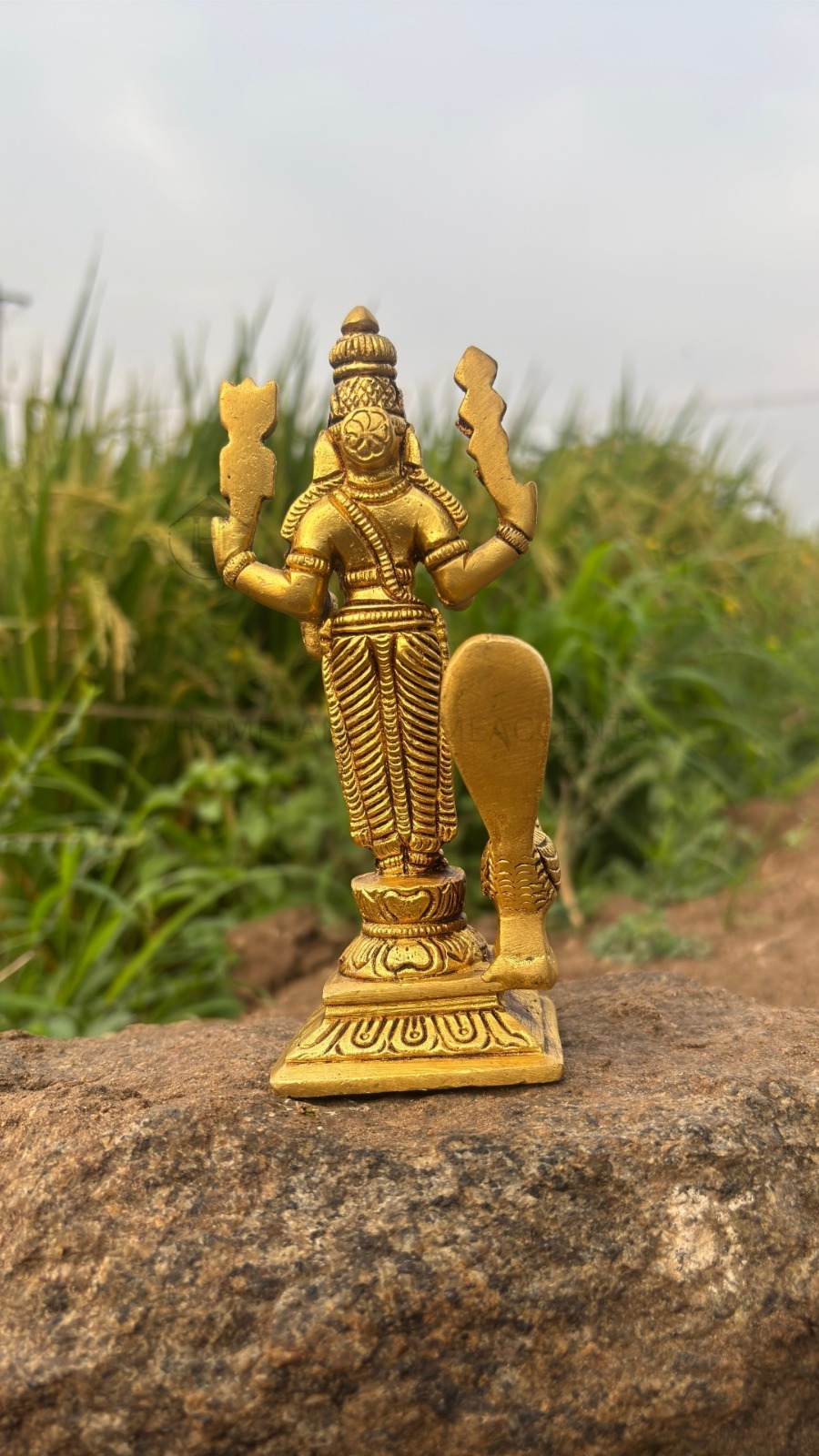 Vel Murugan Brass Idol 6 inches