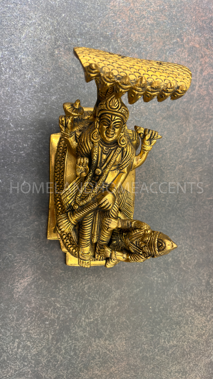 Pure Brass Lakshmi Narayan Idol