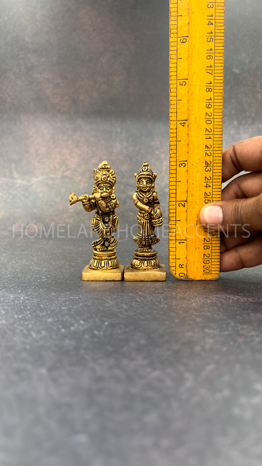 Radha Krishna Compact Statue