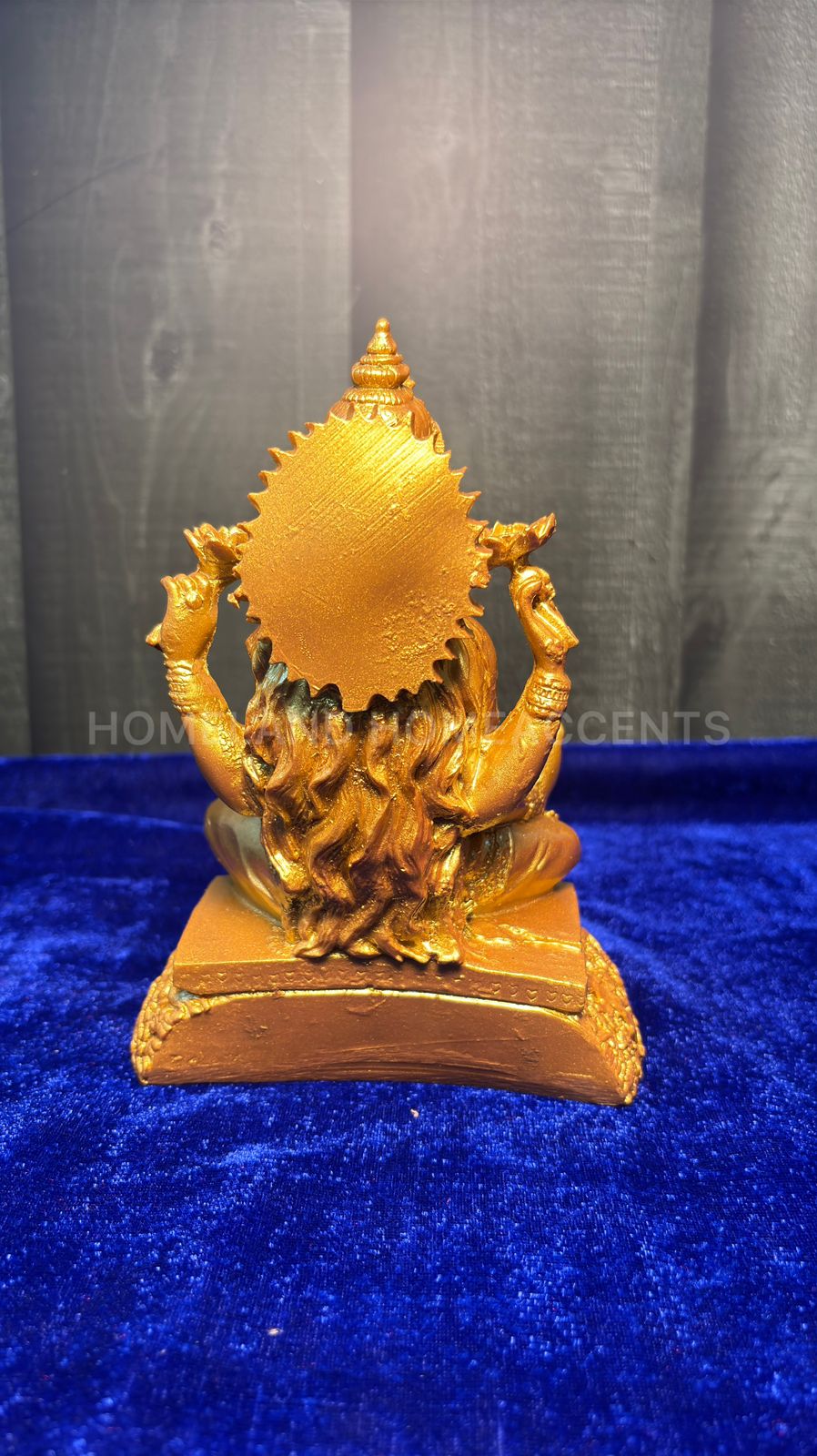 Goddess Lakshmi Idol – 7 Inches | Polyresin | Gold Finish