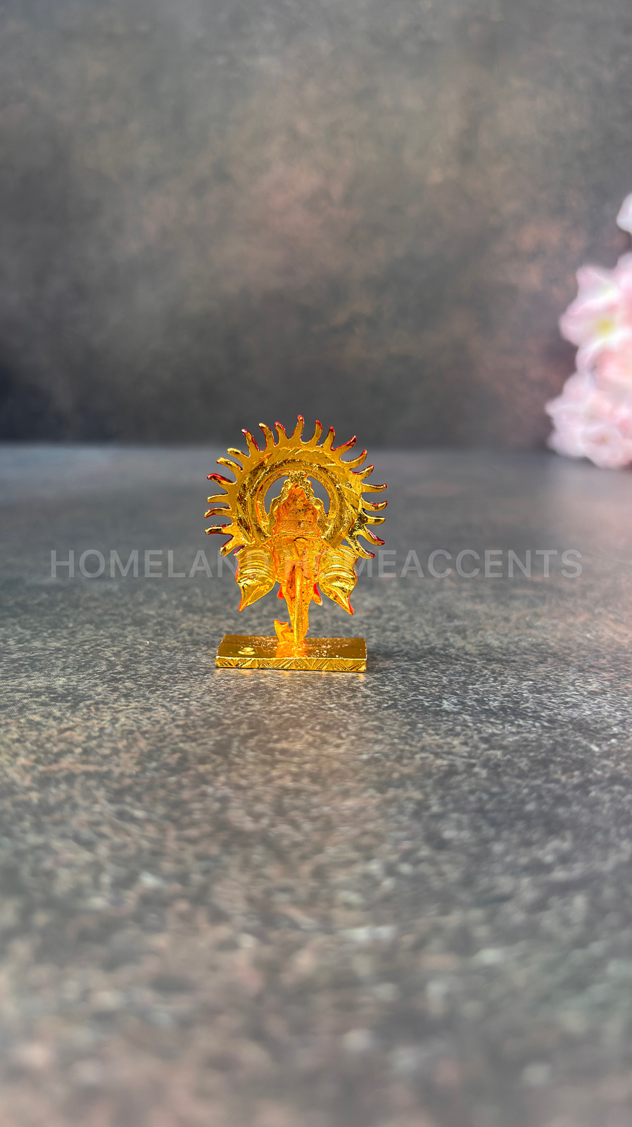Sooraj Ganesha With Stone Work 