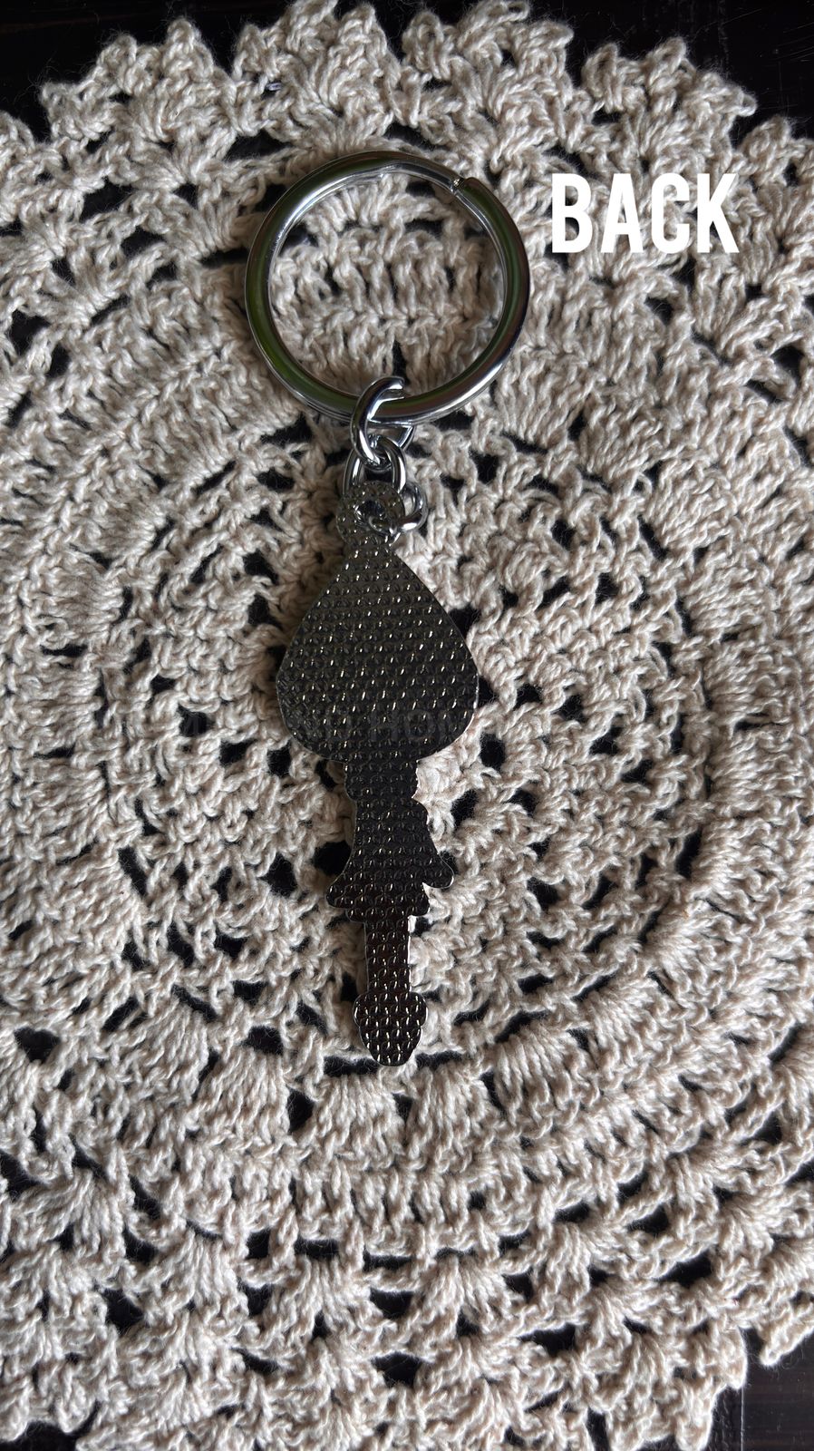 Metal vel Keychain - 4x0.9inches