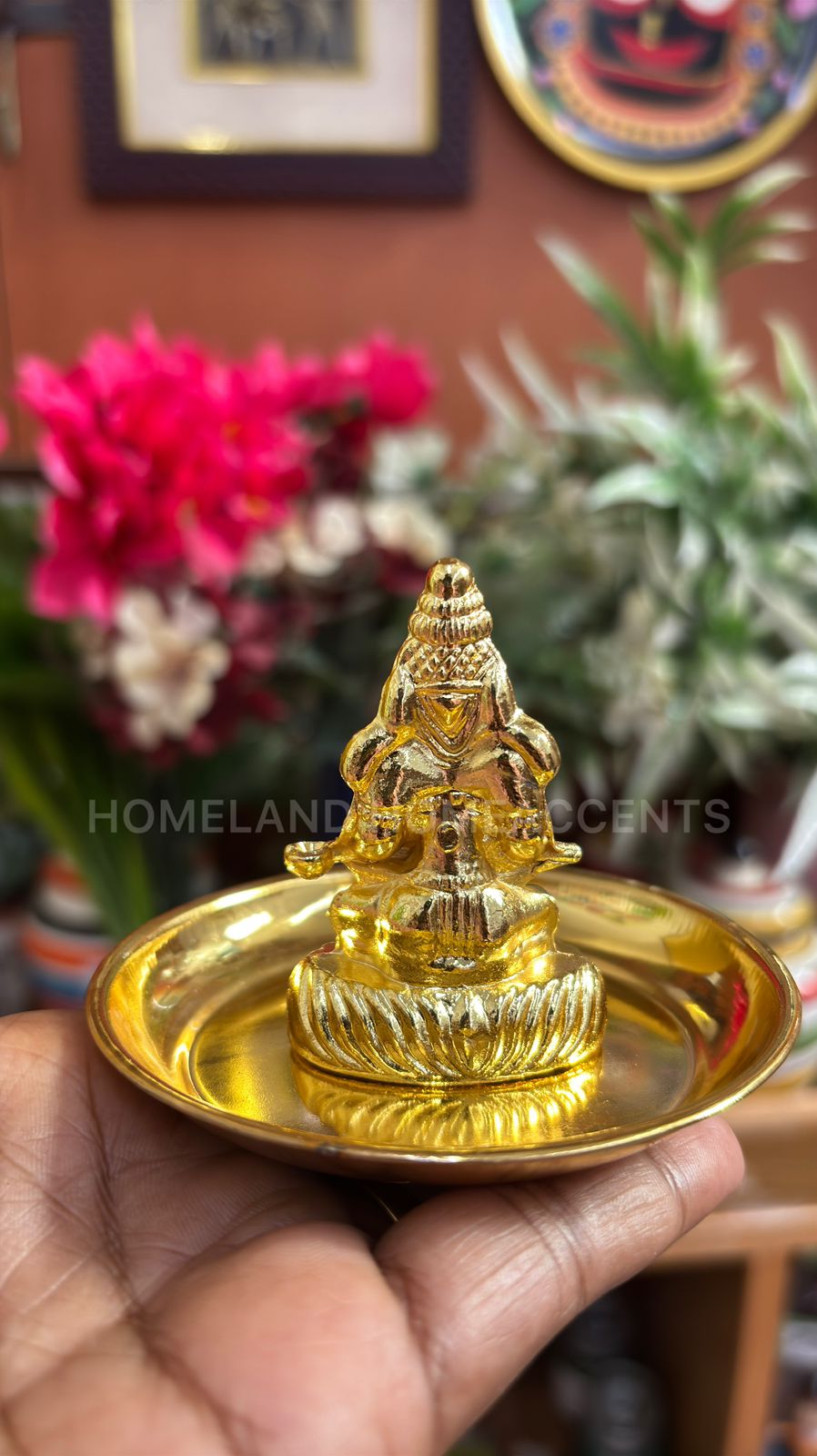 Lotus Annapoorani Idol with Plate 