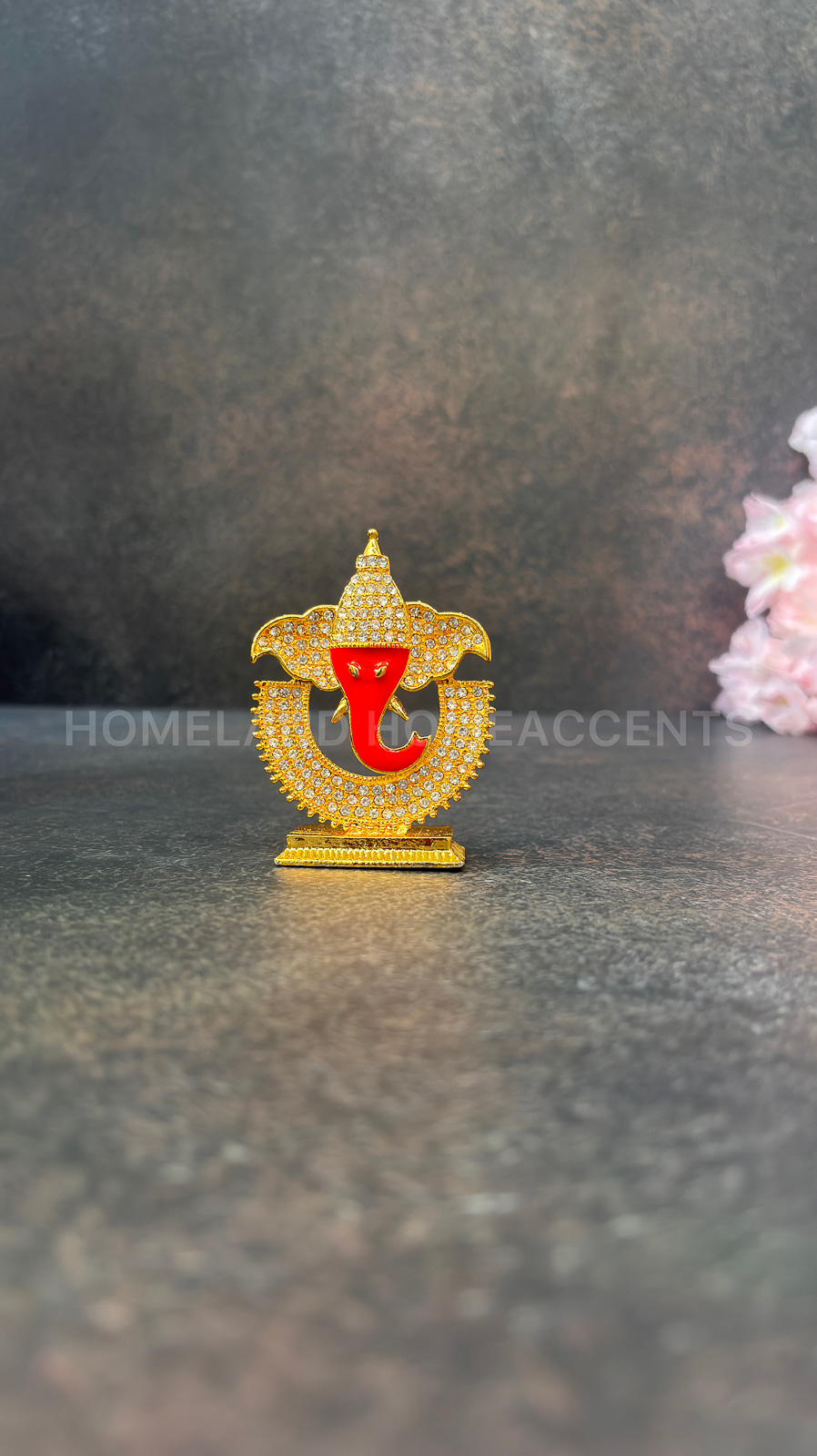 Decorative Ganesh Idol with Stone Embellishments 2