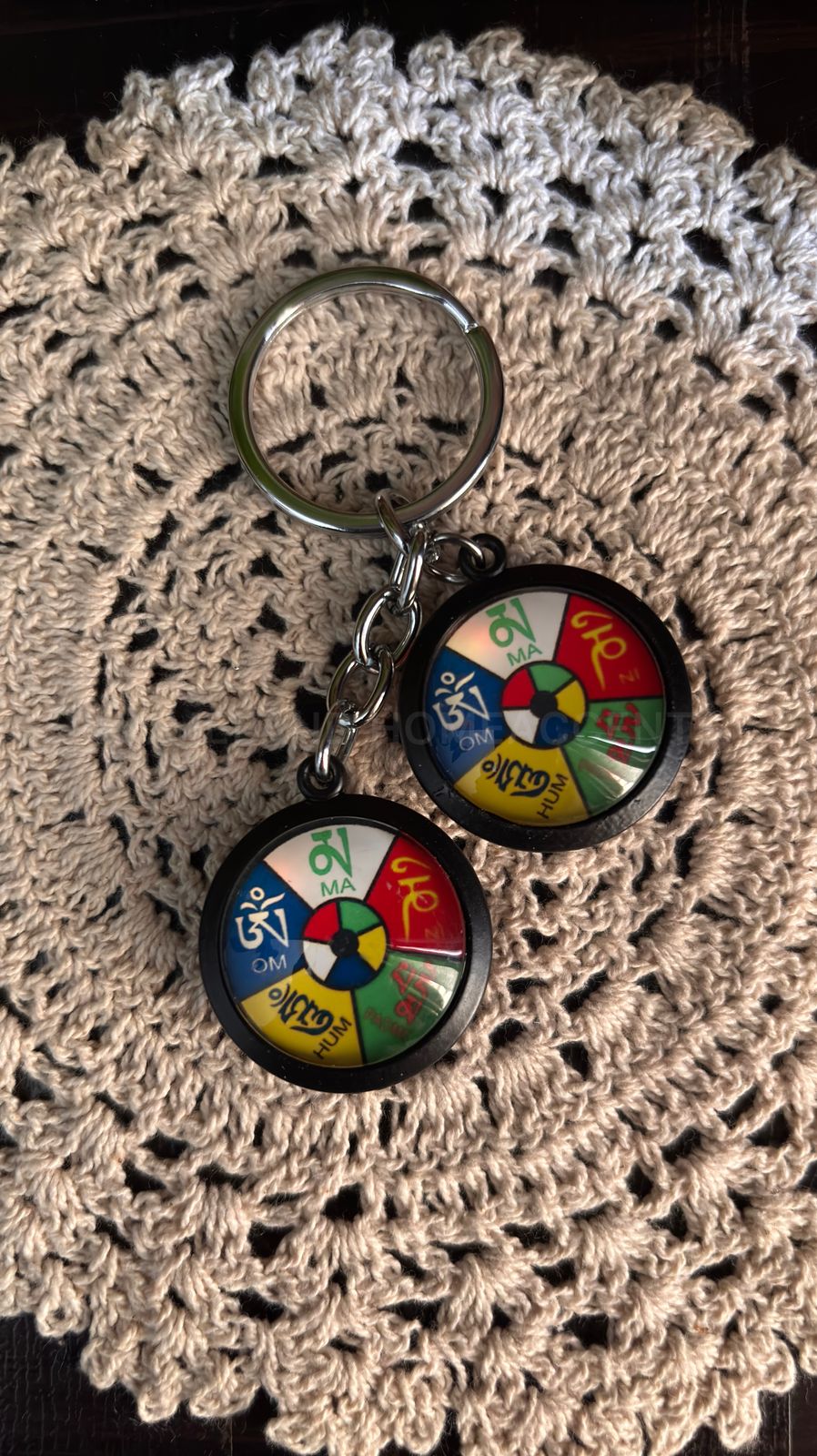 Metal Ladak Keychain -3.6x0.9 inches