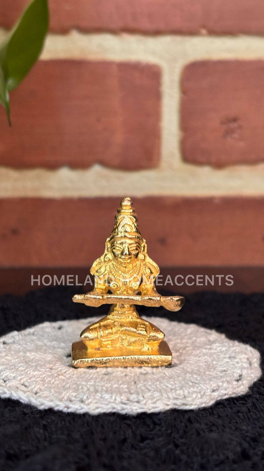 Small Annapoorni brass idol