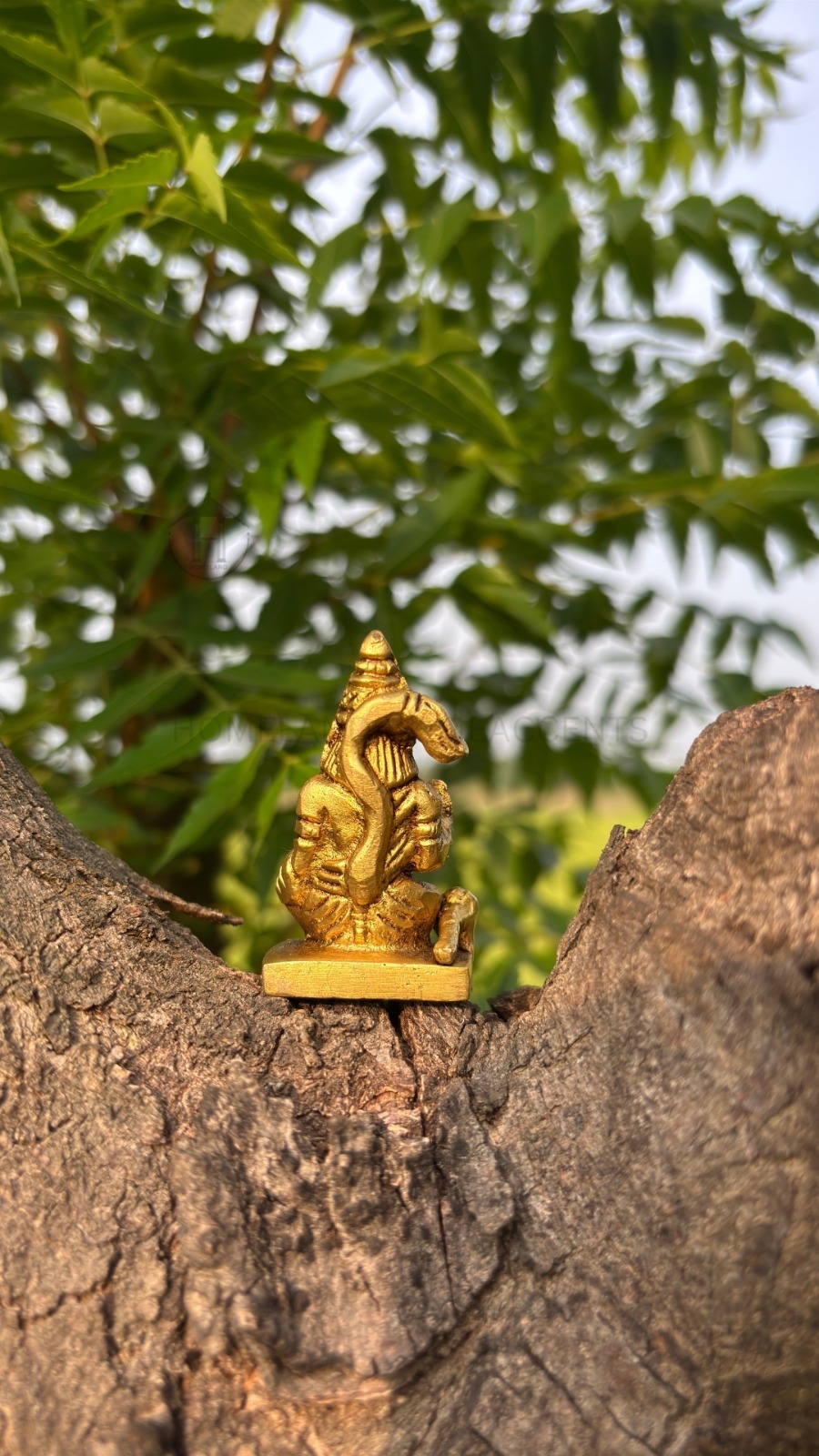 Miniature Brass Lord Hanuman Idol 2 inches