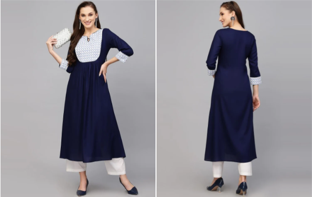 Women Kurtis black