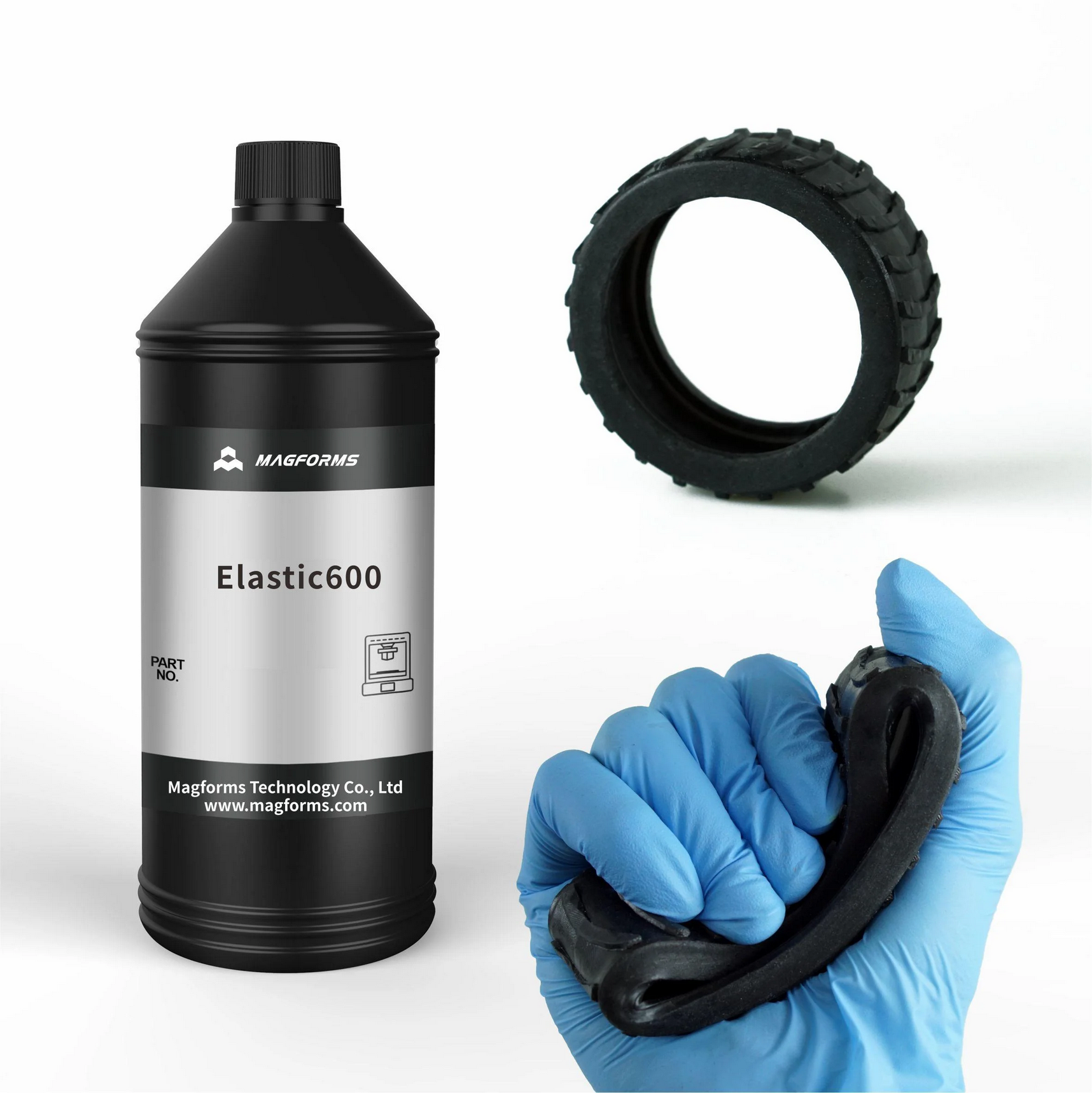 Elastic 600 Rubber Like - 500G