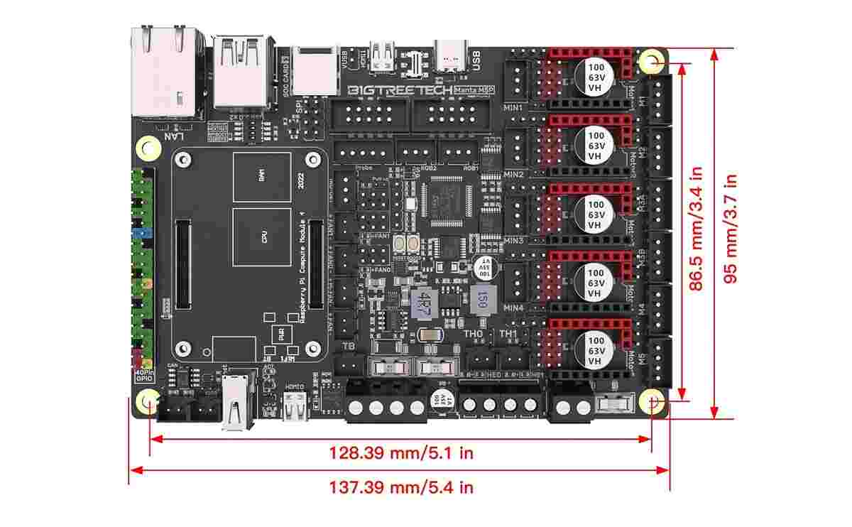 BIGTREETECH Manta M5P BTT Control Board